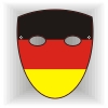 Germany flag face mask