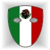 Mexico flag face mask