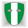 Nigeria flag face mask