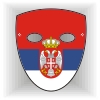 Serbia flag face mask